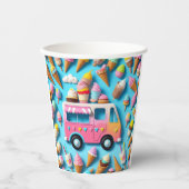 " ICE-CREAM TRUCK " PAPPBECHER (Vorderseite)