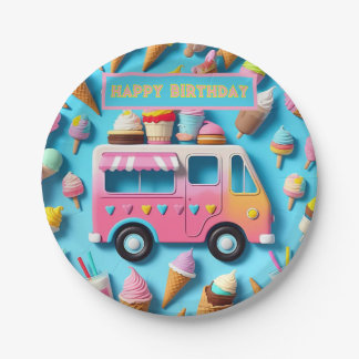 " ICE-CREAM TRUCK " PAPPTELLER