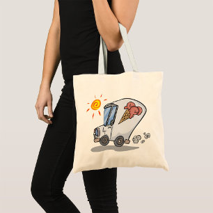 Ice Cream Truck Tote Bag Tragetasche