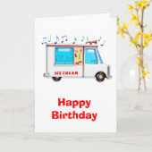 Ice Cream Truck with Music Karte (Gelbe Blume)