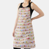 "Ice Creams of Many Flavors" Pattern Schürze (InSitu)