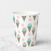 Ice Crean Cone Pappbecher (Rückseite)