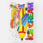 ICE-Crembanner (Flugzeugreihe) Banner (Vertikal)