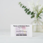 Ice Creme Business Card Visitenkarte (Stehend Vorderseite)