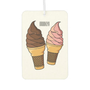 Ice-Creme-Cartoon Autolufterfrischer