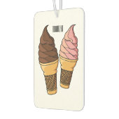 Ice-Creme-Cartoon Autolufterfrischer (Links)