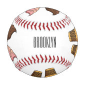 Ice-Creme-Cartoon Baseball (Rückseite)