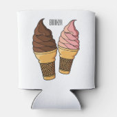 Ice-Creme-Cartoon Dosenkühler (Rückseite)