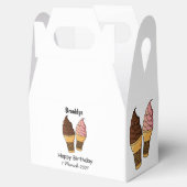 Ice-Creme-Cartoon Geschenkschachtel (Geöffnet)