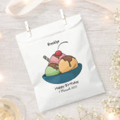 Ice Creme Cartoon Illustration Geschenktütchen (Ausgeschnitten)