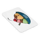 Ice Creme Cartoon Illustration Magnet (Rechte Seite)
