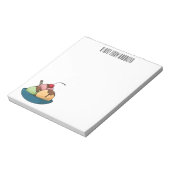 Ice Creme Cartoon Illustration Notizblock (Rotiert)