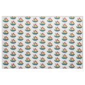 Ice Creme Cartoon Illustration Stoff (Fat Quarter (45,7 x 55,9 cm))
