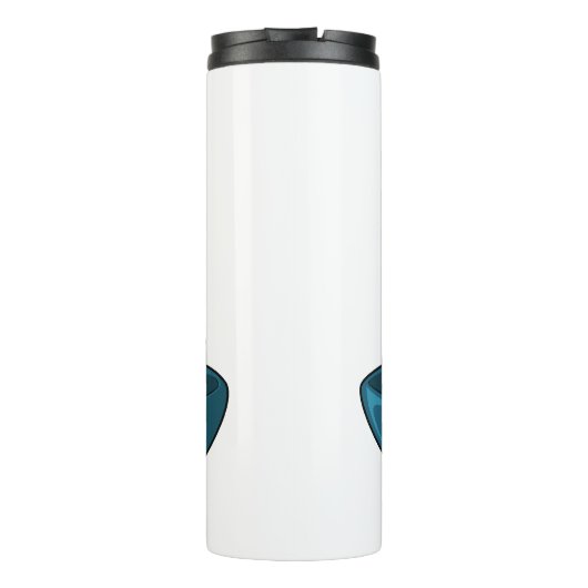 Ice Creme Cartoon Illustration Thermosbecher (Rückseite)