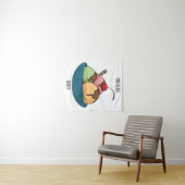 Ice Creme Cartoon Illustration Wandteppich (Beispiel (Horizontal))