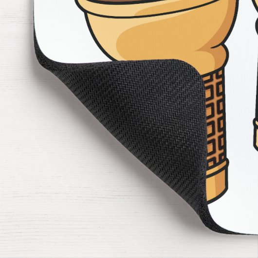 Ice-Creme-Cartoon Mousepad (Ecke)