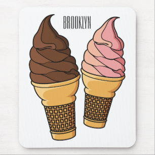 Ice-Creme-Cartoon Mousepad