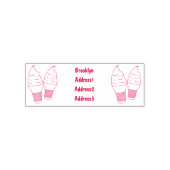 Ice-Creme-Cartoon Permastempel (Design)