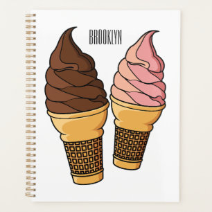Ice-Creme-Cartoon Planer