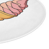 Ice-Creme-Cartoon Schneidebrett (Ecke)