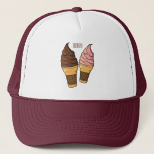 Ice-Creme-Cartoon Truckerkappe
