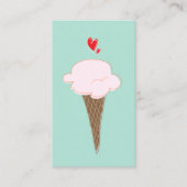 Ice Creme Cone Business Card Visitenkarte (Vorderseite)