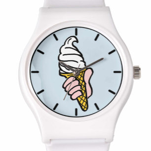 Ice Creme Cone Design Armbanduhr