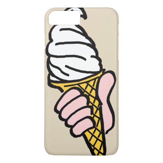 Ice Creme Cone Design Case-Mate iPhone Hülle (Rückseite)
