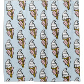 Ice Creme Cone Design Duschvorhang (Vorderseite)