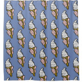 Ice Creme Cone Design Duschvorhang (Vorderseite)