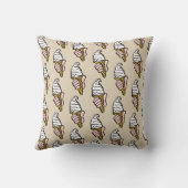 Ice Creme Cone Design Kissen (Rückseite)