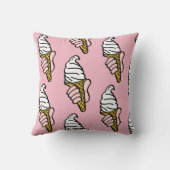 Ice Creme Cone Design Kissen (Rückseite)