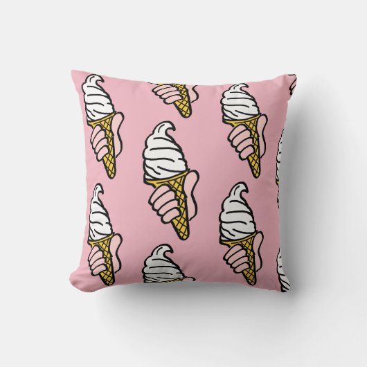 Ice Creme Cone Design Kissen (Vorderseite)