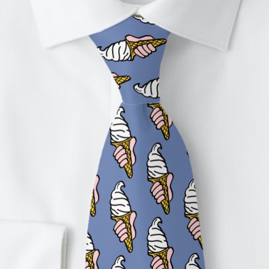 Ice Creme Cone Design Krawatte