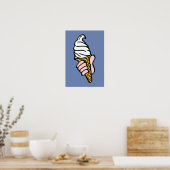 Ice Creme Cone Design Poster (Küche)