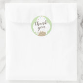 Ice Creme Green Kids danke Runder Aufkleber (Tasche)