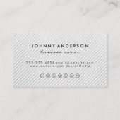 Ice Creme Icon Loyalität Treuekarte (Rückseite)