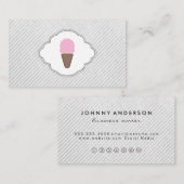 Ice Creme Icon Loyalität Treuekarte (Vorne/Hinten)