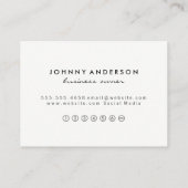 Ice Creme Icon Loyalität Treuekarte (Rückseite)