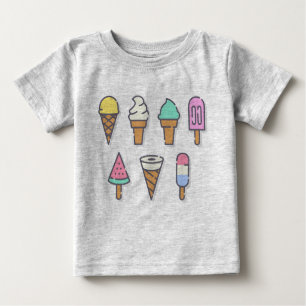 Ice-Creme Kinder top - wählen Sie Ihre eigene Farb