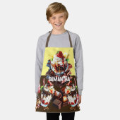 Ice Creme Schokolade Süßigkeiten DJ Name Jungs Mäd Schürze (Getragen)