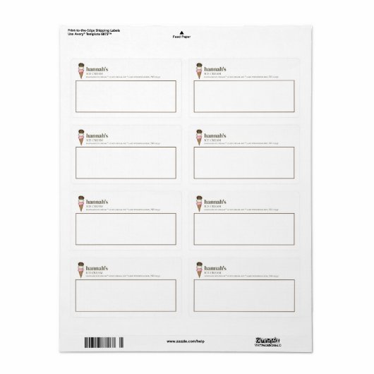 Ice Creme Shop - kundenspezifisch (Vorne)