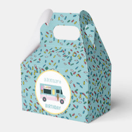Ice Creme Truck Design Geburtstagsparty Geschenkschachtel
