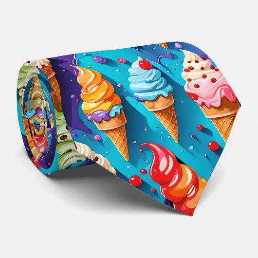 Ice Cremes Colorado Krawatte (Gerollt)