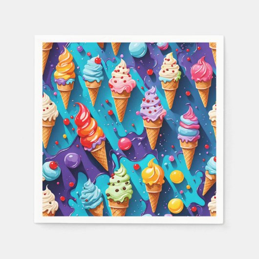 Ice Cremes Colorado Serviette (Vorderseite)