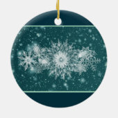 Ice Crystal Holiday Keramik Ornament (Hinten)