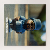 ICE CUBE Portrait Fun Art Foto Puzzle (Horizontal)