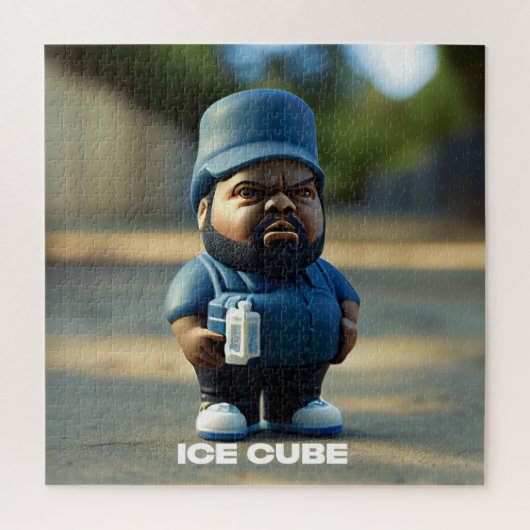 ICE CUBE Portrait Fun Art Foto Puzzle (Vertikal)