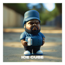 ICE CUBE Portrait Spaß Kunst
