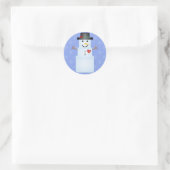Ice Cube Snowman Holiday Stickers (Tasche)